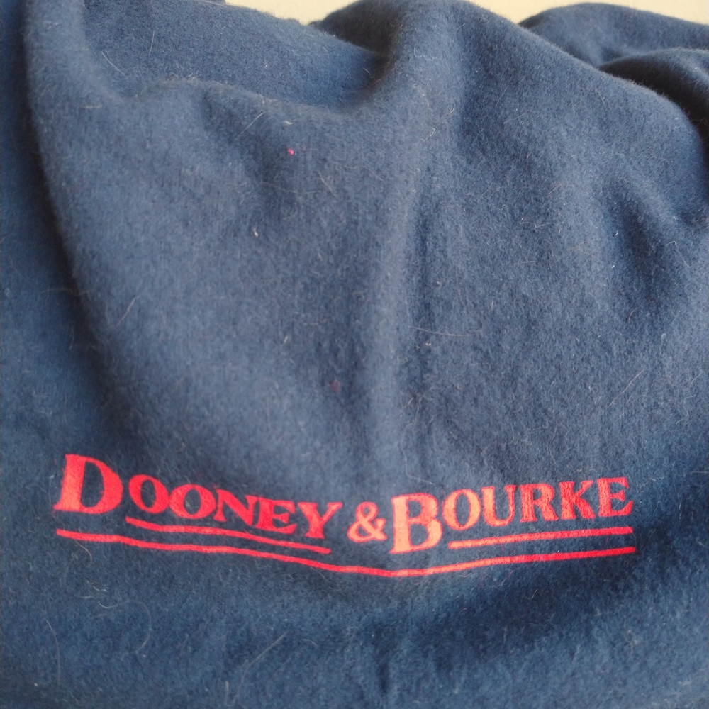 Dooney & Bourke Dark Blue and Red Dust Bag New!